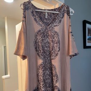 BoBel suede type material dress